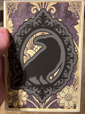 Handcrafted Gothic Raven Wall Plaque